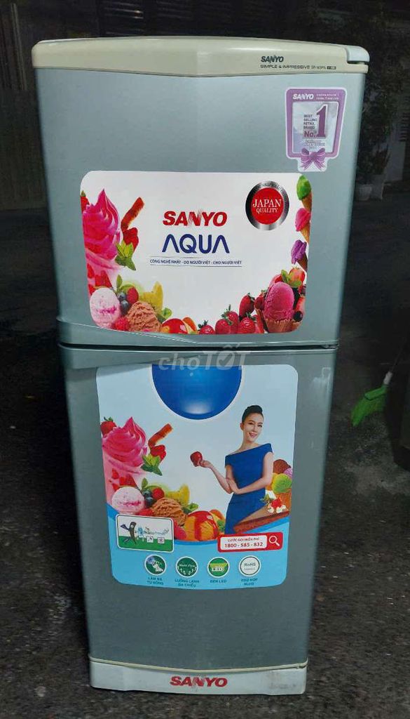 Tủ lạnh Sanyo 125l đẹp zin