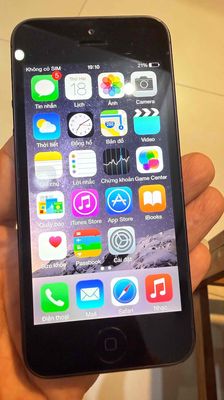 iphone 5 qte 64g ios8 sưu tầm znb. imei. đẹp 1tr5