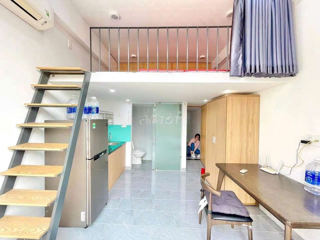 Duplex full nội thất ban công Quận Bình thạnh, Gần IUH