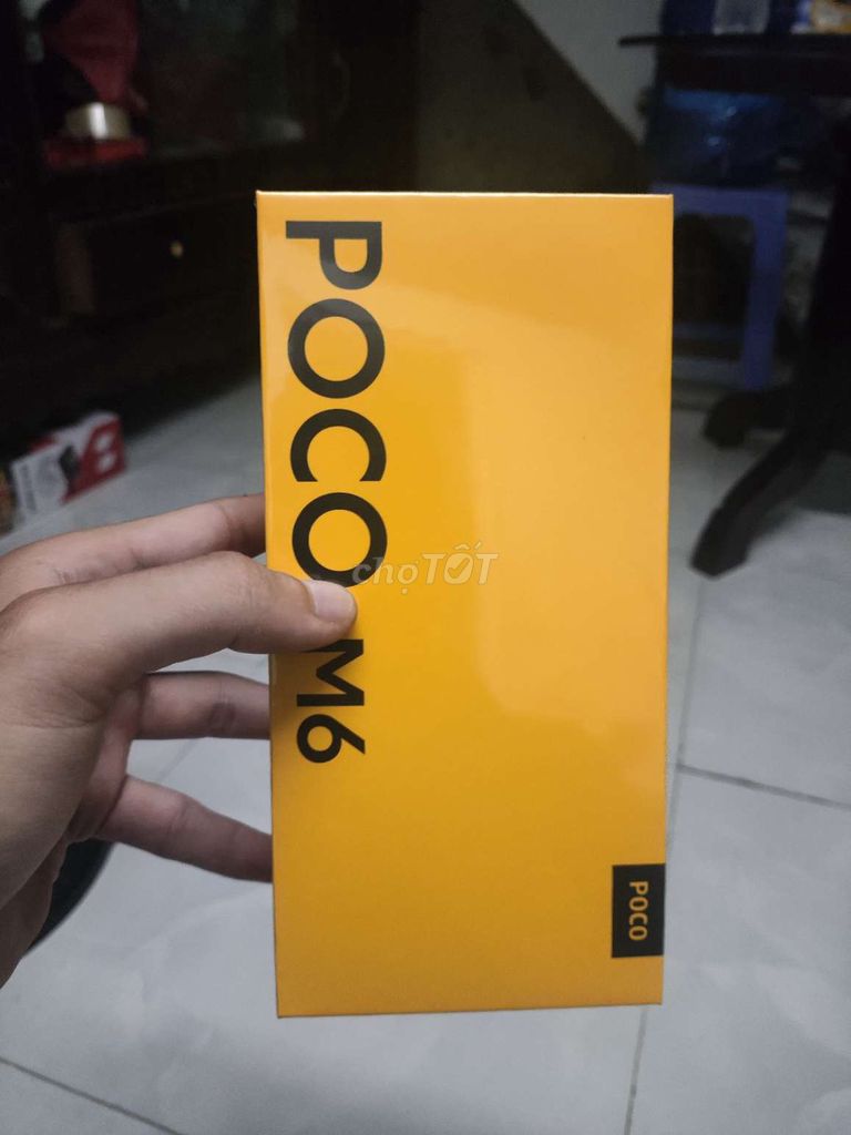 POCO M6 6GB/128GB Đen. Mua bán Điện thoại tại Quận 12 Tp Hồ Chí Minh được đăng bởi Cat Tuong hình 1