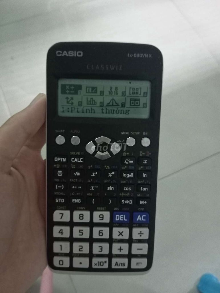 Máy tính casio 580