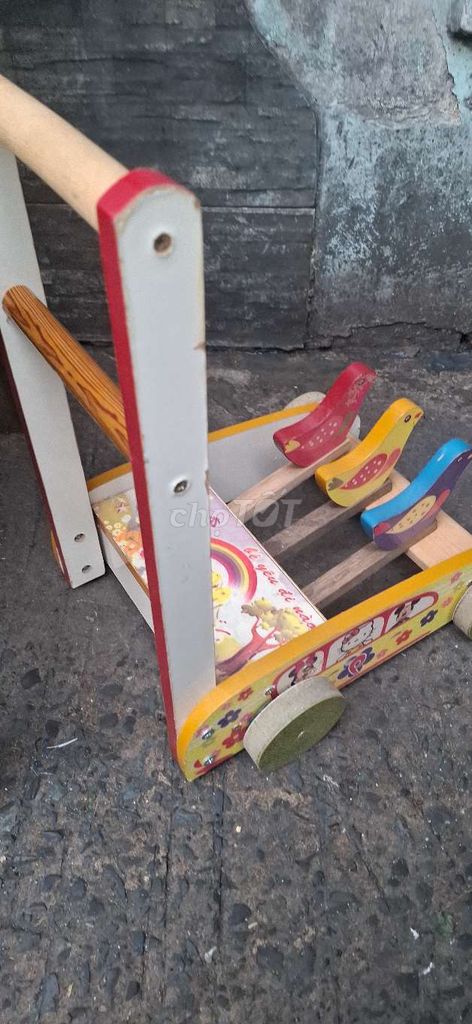 Xe tập đi gỗ đa màu. Mua bán Mẹ và bé tại Quận 4 Tp Hồ Chí Minh được đăng bởi  mr thắng second  hình 1