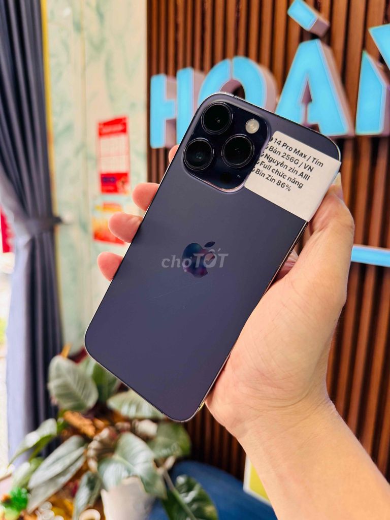 🍎 14 Pro Max / Bản VN 256G Zin Alll. Mua bán Điện thoại tại Thành phố Huế Thừa Thiên Huế được đăng bởi Hoàng Lộc Smartphone  hình 1