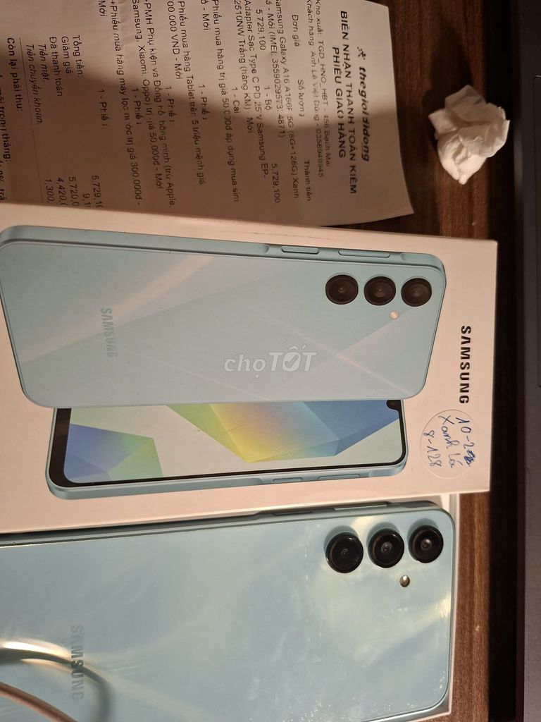 Samsung A16 5G 128GB Xanh. Mua bán Điện thoại tại Quận Hai Bà Trưng Hà Nội được đăng bởi viet dung le hình 1