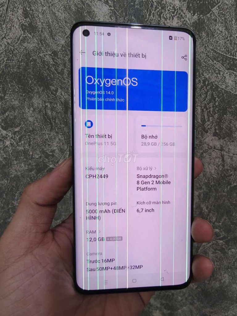 OnePlus 11 5G 256GB Đen. Mua bán Điện thoại tại Quận Tân Bình Tp Hồ Chí Minh được đăng bởi lễ hâu hình 1