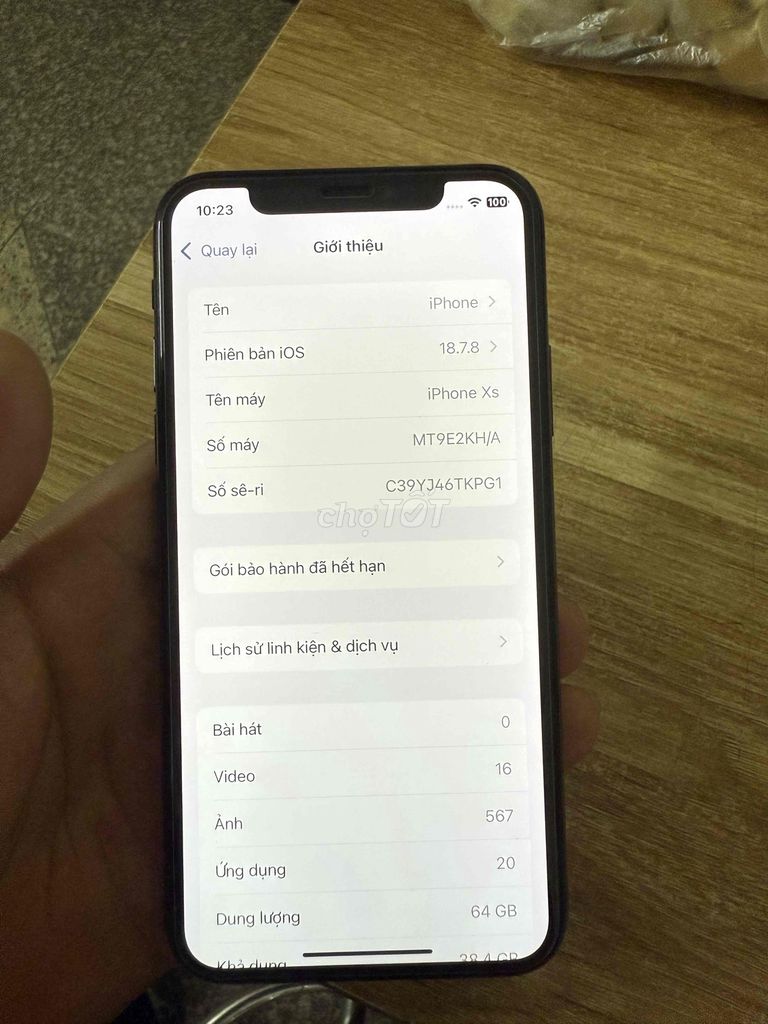 iPhone Xs 64GB Đen. Mua bán Điện thoại tại Quận Hà Đông Hà Nội được đăng bởi Nguyễn CiN hình 1
