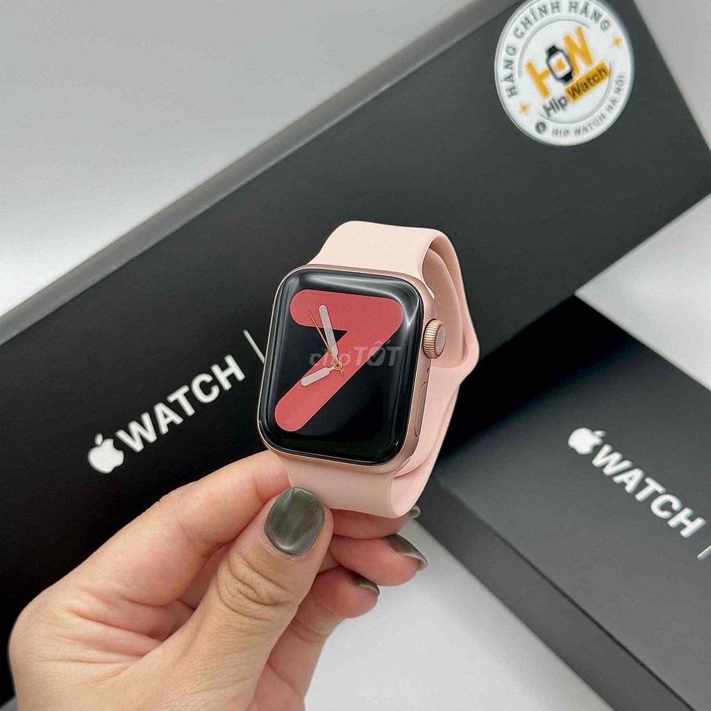 Apple Watch Series 5 40mm Nhôm Hồng LTE Esim. Mua bán Thiết bị đeo thông minh tại Quận Hoàng Mai Hà Nội được đăng bởi Minh Thư hình 1
