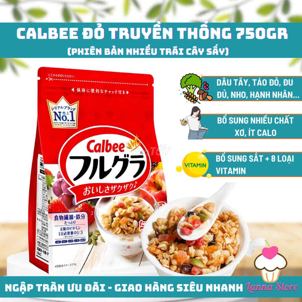 NGŨ CỐC CALBEE TÚI 800g