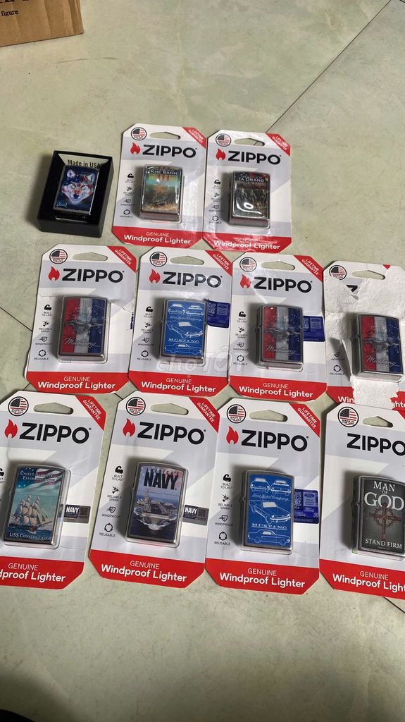 Bật lửa Zippo USA mới. Mua bán Đồ sưu tầm, đồ cổ tại Quận Tân Phú Tp Hồ Chí Minh được đăng bởi Vi Tính Âu Cơ hình 1