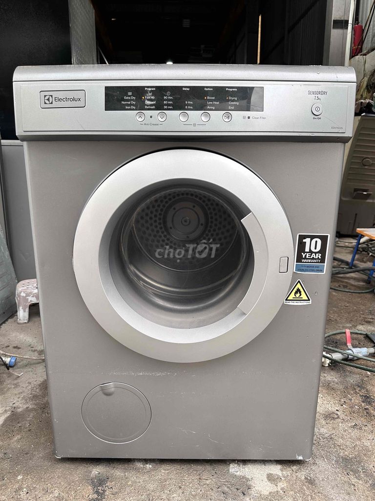 Máy sấy quần áo Electrolux EDV7552S Xám 7.5kg. Mua bán Máy giặt tại Quận Cẩm Lệ Đà Nẵng được đăng bởi Nguyễn Xuân Trường hình 1