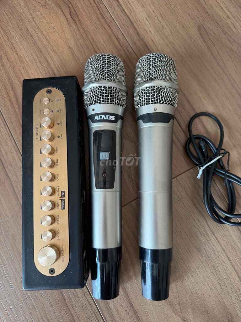Bộ micro karaoke Acnos MHA. Mua bán Tivi, Âm thanh tại Quận 7 Tp Hồ Chí Minh được đăng bởi DH hình 1