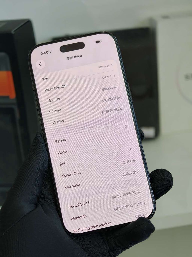 Apple iPhone Air 256GB Đen Đã sử dụng. Mua bán Điện thoại tại Thành phố Đà Lạt Lâm Đồng được đăng bởi Lộc Lá Mô Bai hình 1