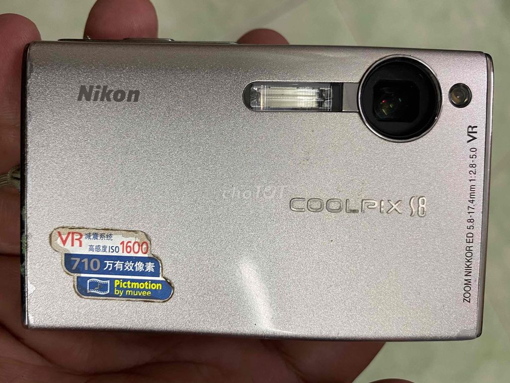 XÁC MÁY ẢNH NIKON COOLPIX S8