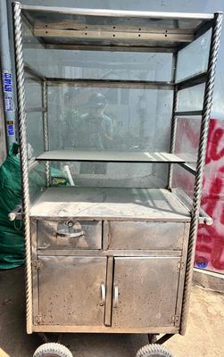 Tủ inox mặt kính bán hàng D75cm x R50cm x C1.6m. Mua bán Tủ, kệ gia đình tại Quận 12 Tp Hồ Chí Minh được đăng bởi Nguyễn Văn Hòa
