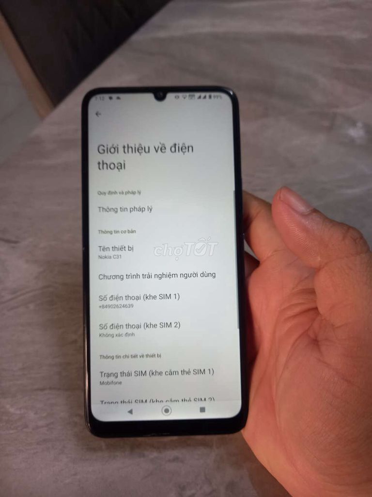 Nokia C31 Xanh màn hình 6.75inh. Mua bán Điện thoại tại Quận 8 Tp Hồ Chí Minh được đăng bởi hiến hình 1