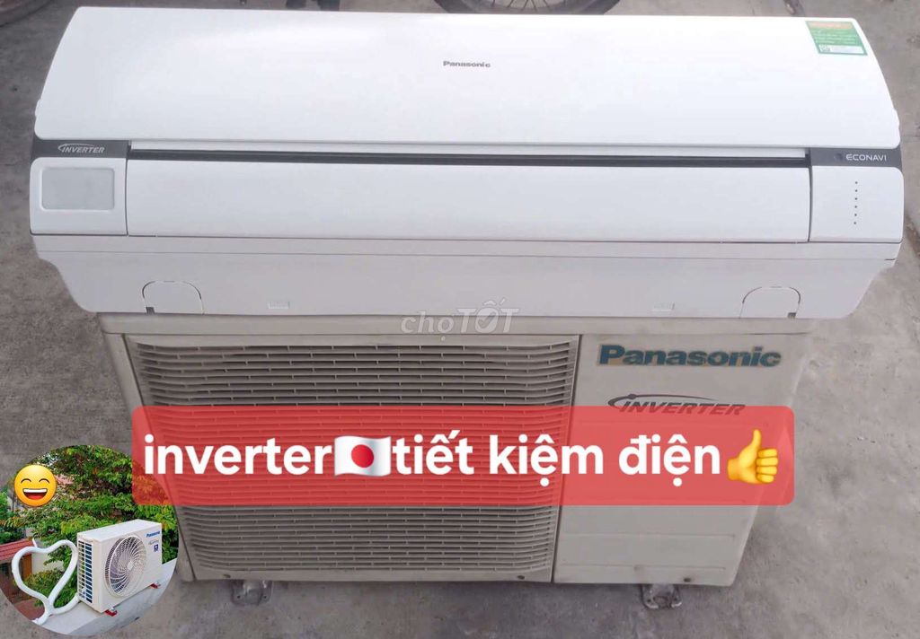 Máy lạnh Panasonic 1.5 HP Inverter. Mua bán Máy lạnh, điều hoà tại Quận 3 Tp Hồ Chí Minh được đăng bởi PanasonicDaikinToshiba hình 1