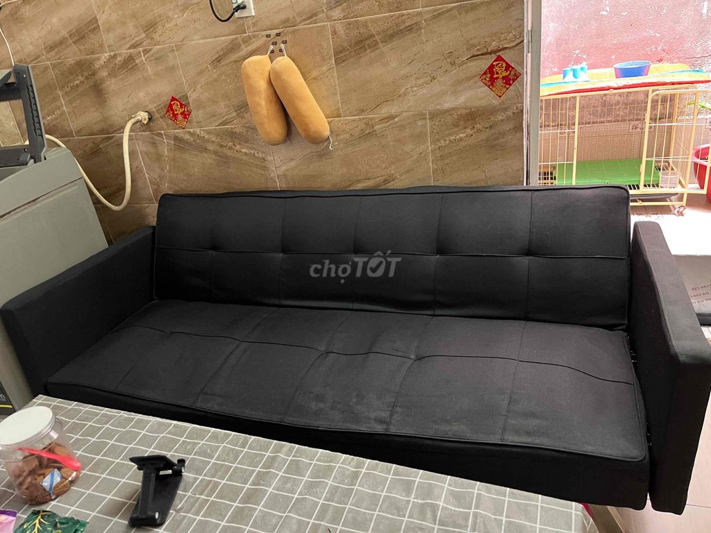 Ghế sofa vải màu Đen mới 90%. Mua bán Bàn ghế tại Quận Gò Vấp Tp Hồ Chí Minh được đăng bởi An hình 1