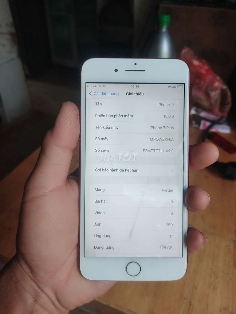 iPhone 7 Plus 128GB Đỏ Đã dùng. Mua bán Điện thoại tại Huyện Thanh Trì Hà Nội được đăng bởi Tuan hình 1
