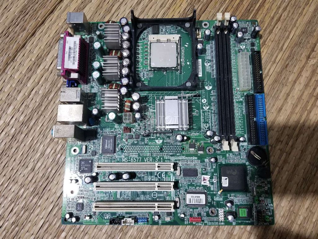 Bo mạch chủ MSI MS-6577 Socket 478. Mua bán Linh kiện (RAM, Card...) tại Thành phố Dĩ An Bình Dương được đăng bởi Linh Van hình 1