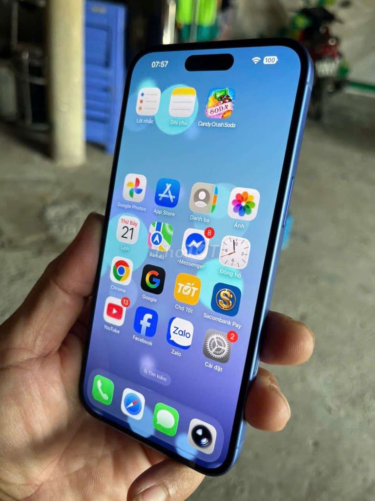 iPhone 16 Plus 128GB Xanh 99%. Mua bán Điện thoại tại Huyện Mang Thít Vĩnh Long được đăng bởi không trả lời tin nhắn  hình 1