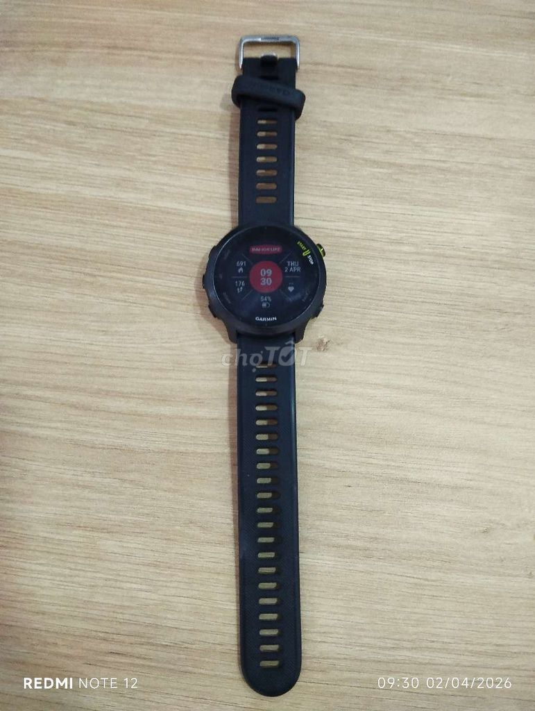 Garmin FR55 Đen. Mua bán Thiết bị đeo thông minh tại Quận Cái Răng Cần Thơ được đăng bởi Siêu Trương hình 1
