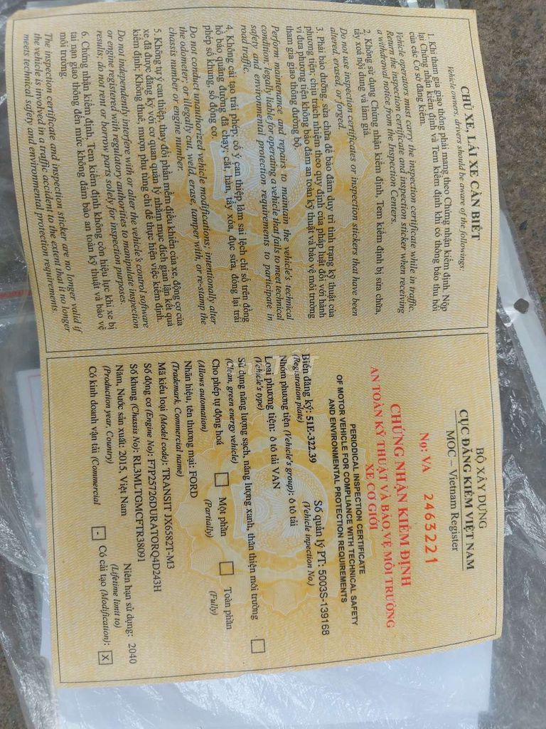 2015 Van - 16000 km. Mua bán Ô tô tại Thành phố Thủ Đức Tp Hồ Chí Minh được đăng bởi minh phụng hình 10