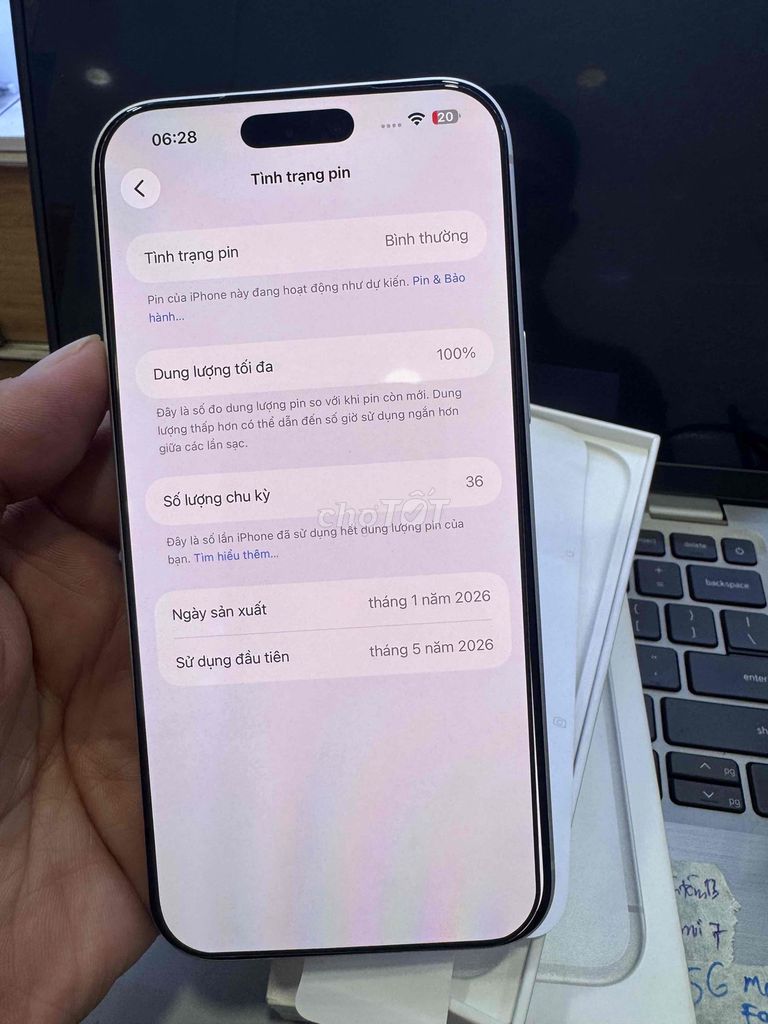 Apple iPhone 17 Promax 256GB Trắng 100%. Mua bán Điện thoại tại Quận 6 Tp Hồ Chí Minh được đăng bởi QUỐC THIÊN BÁN GÓP 0 ĐỒNG  hình 1