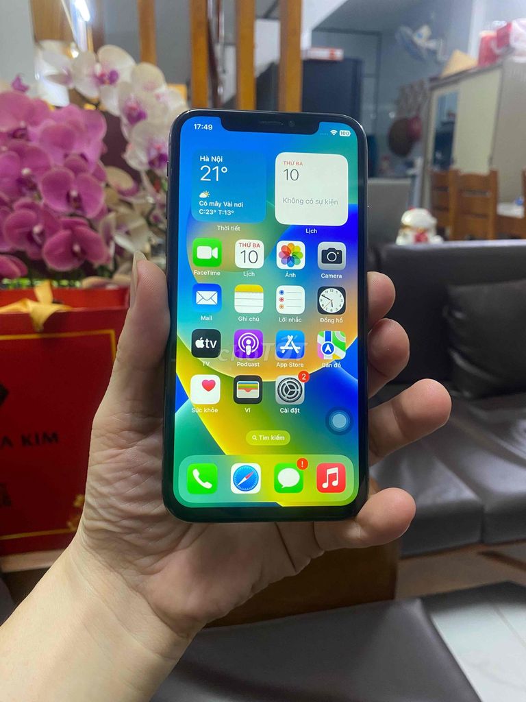 iPhone X 64GB Đen, sạch icl, dùng tốt các cn. Mua bán Điện thoại tại Quận Tân Bình Tp Hồ Chí Minh được đăng bởi ANH ĐỨC Store hình 1
