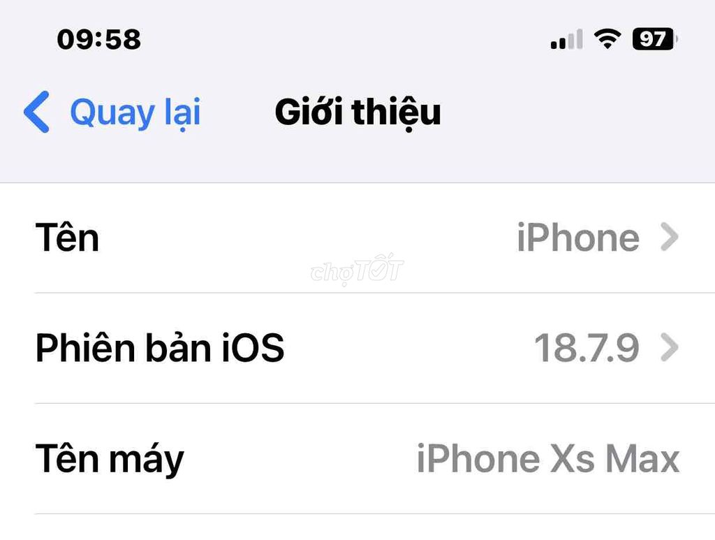 Apple iPhone Xs Max 64GB 2 sim vật lý. Mua bán Điện thoại tại Thành phố Buôn Ma Thuột Đắk Lắk được đăng bởi lê minh hình 1