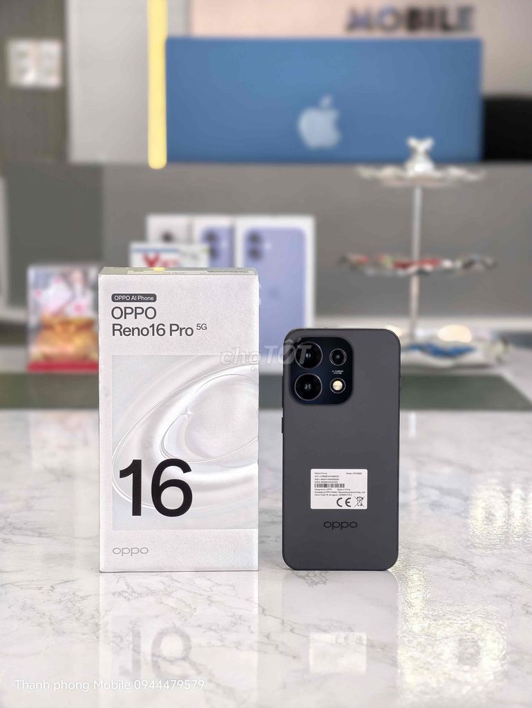 OPPO Reno16 Pro 5G 12GB/256GB Đen. Mua bán Điện thoại tại Thành phố Cà Mau Cà Mau được đăng bởi Thanh phong  hình 1