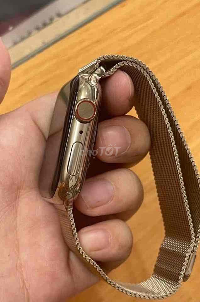 apple watch sr6:44 thép gold zin đẹp. Mua bán Thiết bị đeo thông minh tại Quận Tân Bình Tp Hồ Chí Minh được đăng bởi Shop Trung Văn Apple Watch hình 1