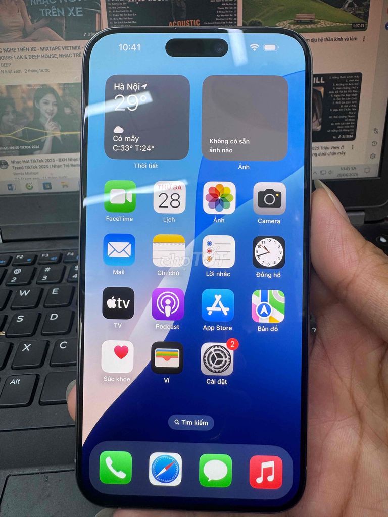Apple iPhone 15 Pro Max 256GB Xám. Mua bán Điện thoại tại Quận Hai Bà Trưng Hà Nội được đăng bởi Hải Nguyễn hình 1