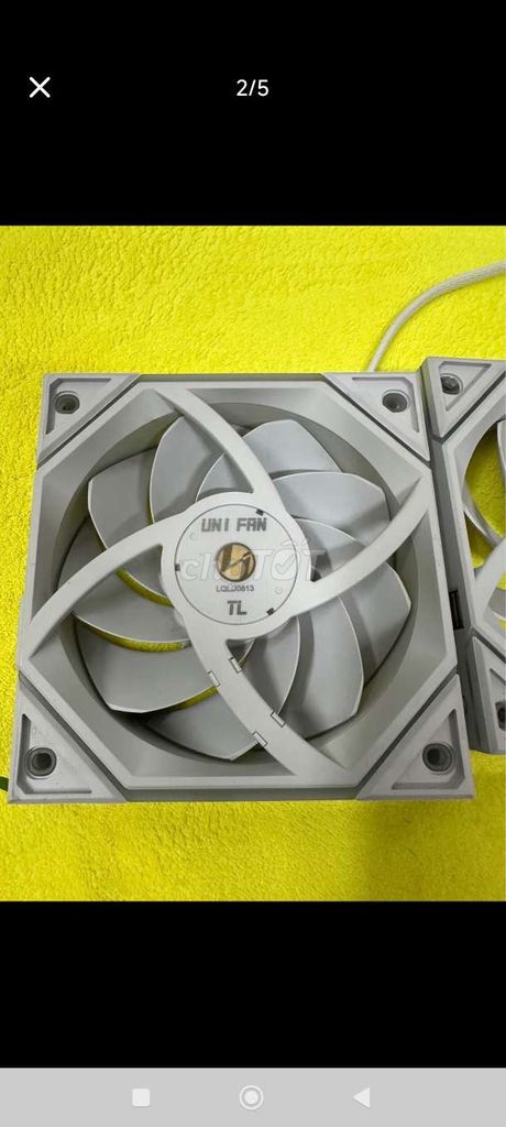 Quạt tản nhiệt Lian Li UNI FAN TL Trắng Đã sử dụng. Mua bán Phụ kiện (Màn hình, Chuột...) tại Thị xã Phú Mỹ Bà Rịa - Vũng Tàu được đăng bởi Dũng  hình 1