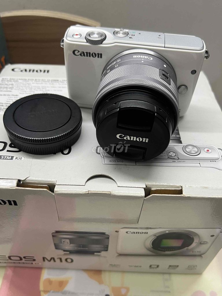 Máy ảnh Canon EOS M10 Trắng Đã sử dụng. Mua bán Máy ảnh, Máy quay tại Quận 8 Tp Hồ Chí Minh được đăng bởi Thảo Trinh hình 1