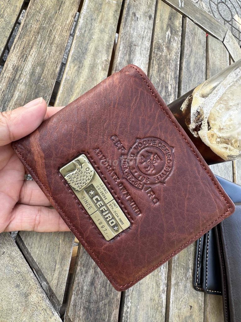 Ví da Nam Da Nâu. Mua bán Túi xách tại Thành phố Sóc Trăng Sóc Trăng được đăng bởi Shop Đồ Da Thật hình 1