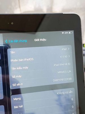 Apple iPad Gen 6 Đen