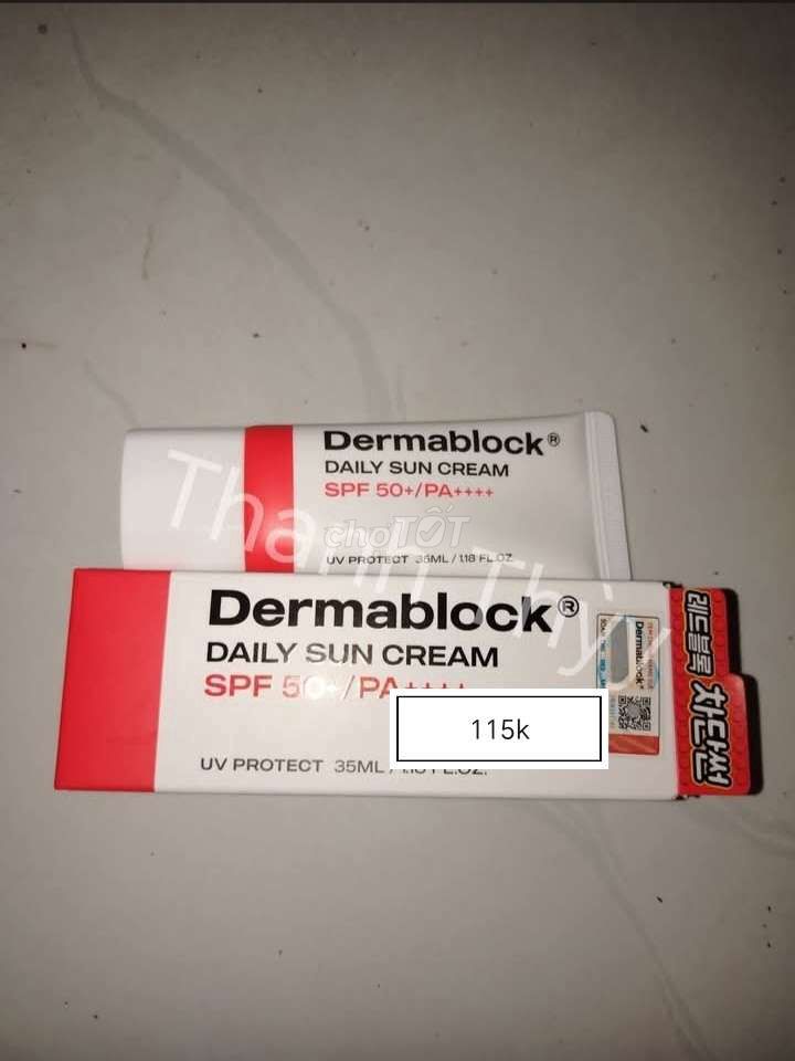 Kem chống nắng Dermablock Daily Sun Cream. Mua bán Phụ kiện thời trang khác tại Quận 8 Tp Hồ Chí Minh được đăng bởi Thanh Thùy hình 1
