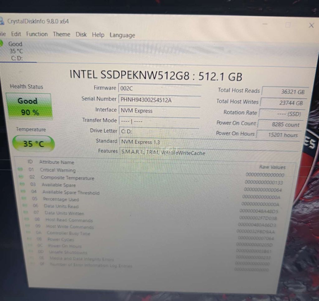 Ổ cứng SSD Intel SSDPEKNW512G8 512GB. Mua bán Linh kiện (RAM, Card...) tại Thành phố Buôn Ma Thuột Đắk Lắk được đăng bởi Nam Nguyen hình 1