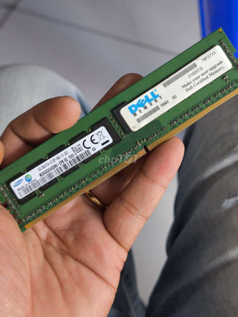 RAM Samsung 16GB ECC 2133MHz. Mua bán Linh kiện (RAM, Card...) tại Huyện Long Hồ Vĩnh Long được đăng bởi Đồ cũ thanh lý hình 1