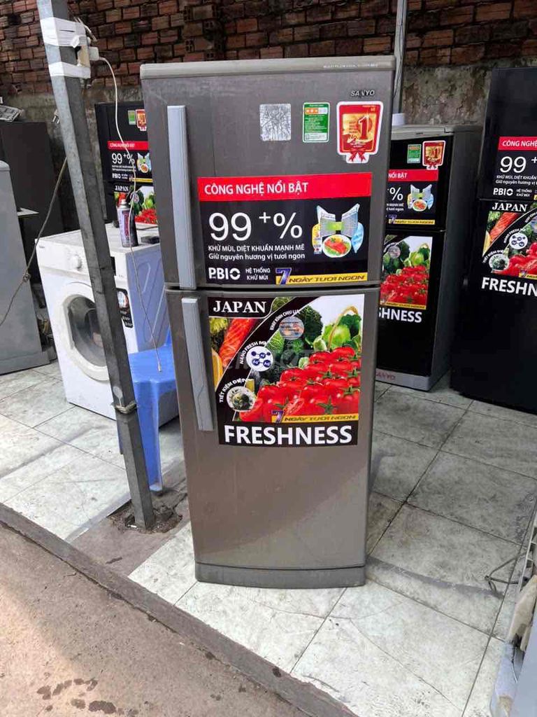 Tủ lạnh Sanyo 200 lít Xám. Mua bán Tủ lạnh tại Thành phố Thủ Đức Tp Hồ Chí Minh được đăng bởi Lại Quốc Huy  hình 1