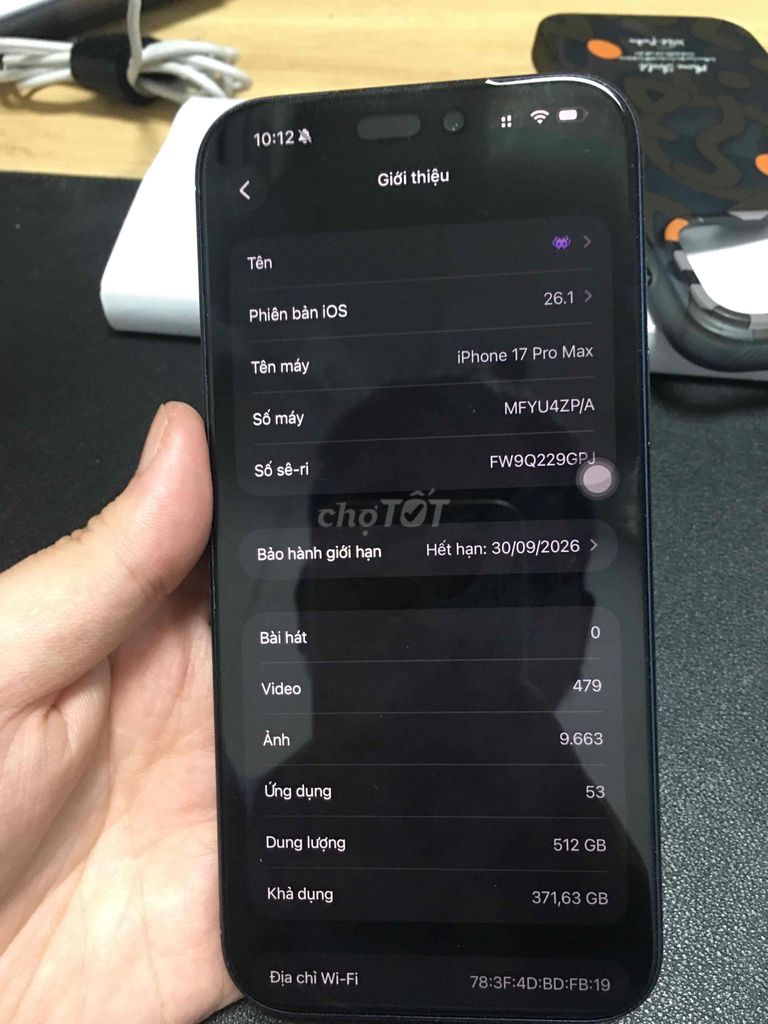 Apple iPhone 17 Pro Max 512GB Xanh Like new. Mua bán Điện thoại tại Thành phố Thuận An Bình Dương được đăng bởi Lâm Trường hình 1