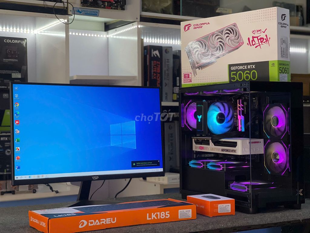 BỘ GAMING B760/i5 12400F/RAM 32GB/VGA 5060 8GB. Mua bán Máy tính để bàn tại Thành phố Buôn Ma Thuột Đắk Lắk được đăng bởi NGUYỄN VŨ TUẤN KIỆT hình 1
