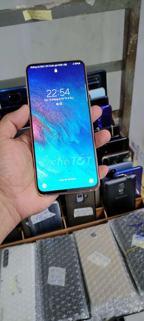 Samsung A80, ram 8gb, 128gb, zin 💯. Mua bán Điện thoại tại Quận Gò Vấp Tp Hồ Chí Minh được đăng bởi A LONG   nhận thanh toán THẺ TÍN DỤNG hình 1