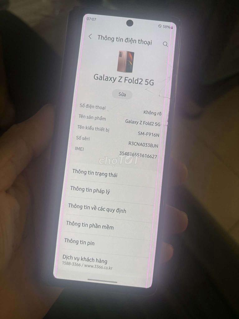 Samsung Galaxy Z Fold2 5G Đen Hư hỏng. Mua bán Điện thoại tại Thành phố Thủ Đức Tp Hồ Chí Minh được đăng bởi Lâm Chí Thiện hình 1