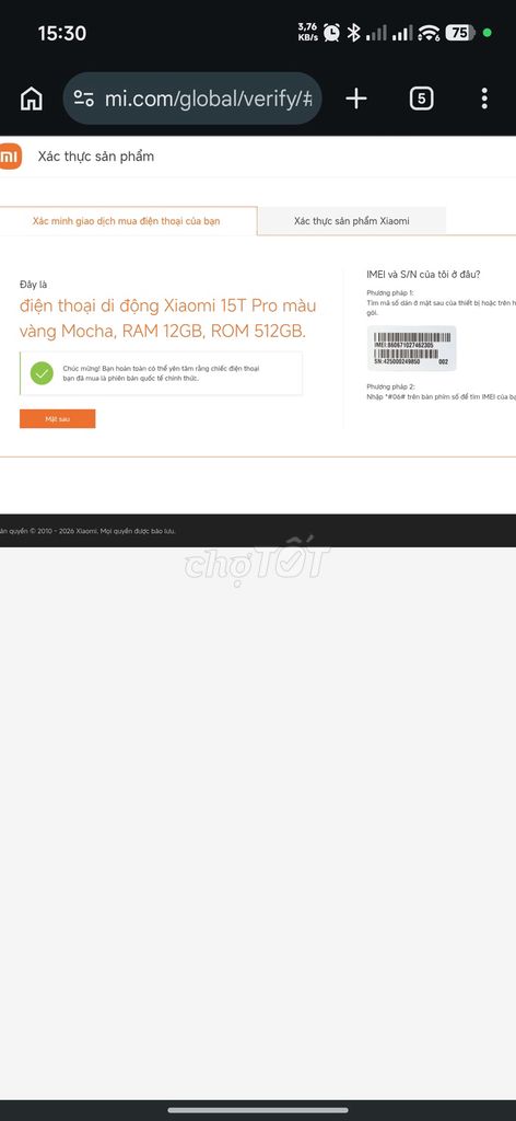 Xiaomi 15T Pro 512GB Vàng Mocha. Mua bán Điện thoại tại Thành phố Nam Định Nam Định được đăng bởi hoang anh tran hình 1