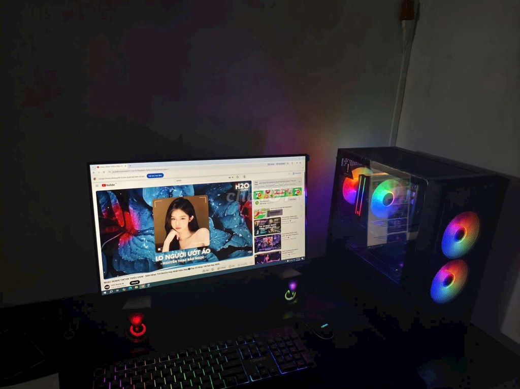 PC chơi game X99 1050ti 4GB + màng 24in . Mua bán Máy tính để bàn tại Huyện Tam Nông Đồng Tháp được đăng bởi Pc hình 1