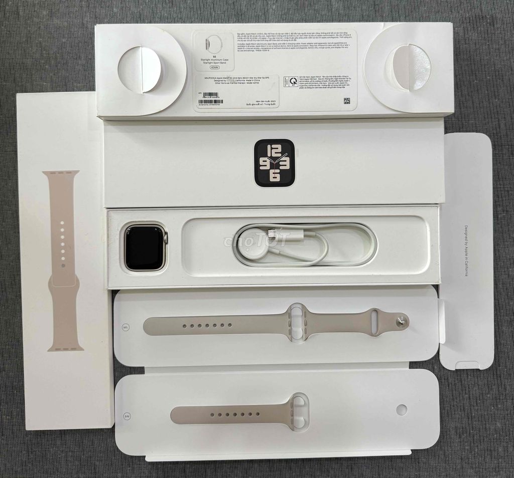 Apple Watch SE/40MM GPS Nhôm Starlight Fullbox