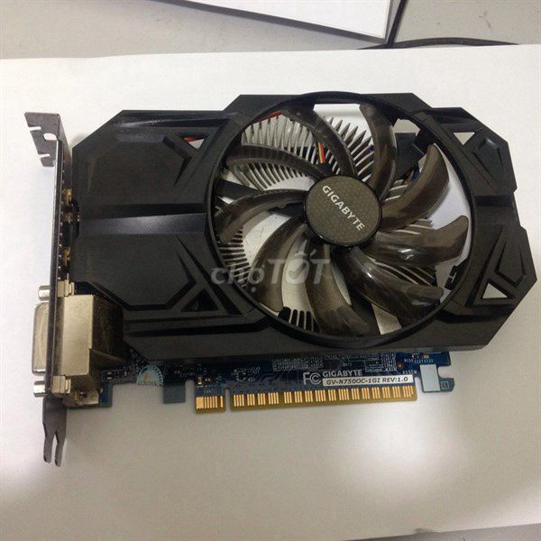 Card đồ họa Gigabyte GTX 750 1GB GDDR5 . Mua bán Linh kiện (RAM, Card...) tại Quận Thanh Khê Đà Nẵng được đăng bởi LINH KIỆN PC CARD ĐỒ HOẠ hình 1