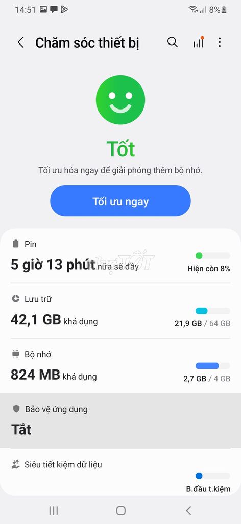 Samsung A50 4GB/64GB. Mua bán Điện thoại tại Thành phố Thuận An Bình Dương được đăng bởi Út Lê hình 1