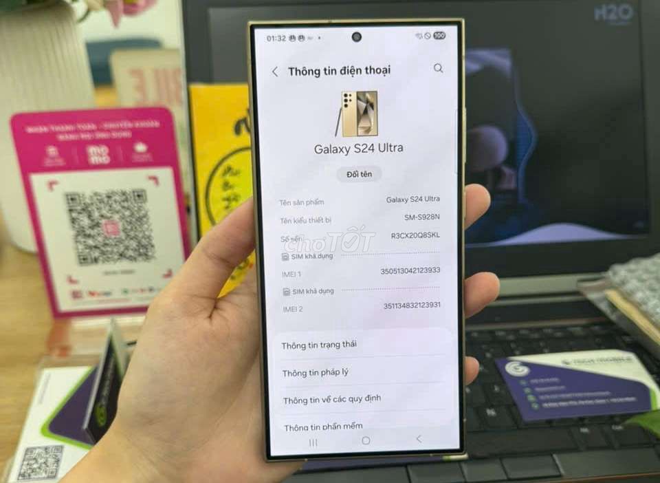 Galaxy S24 Ultra goldd  256GB___2sim, T.G. Mua bán Điện thoại tại Quận 6 Tp Hồ Chí Minh được đăng bởi Minh phương hình 1
